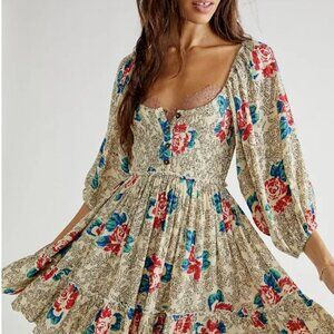 Free People Endless Summer Picnic Mini Dress, size S